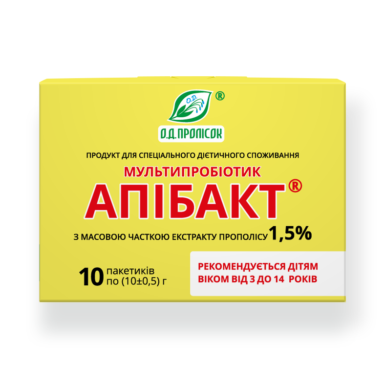 Мультипробиотик Апибакт® 1.5% экстракта прополиса