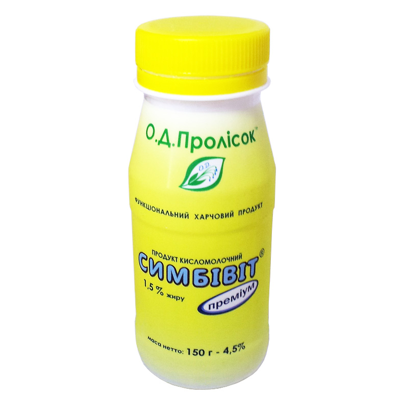 Функциональный кисломолочный продукт Симбивит® премиум 1,5%