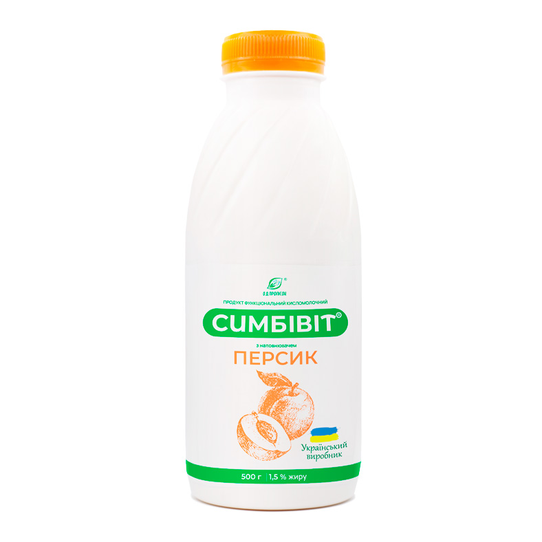 Функциональный кисломолочный продукт Симбивит® с фруктовым наполнителем 